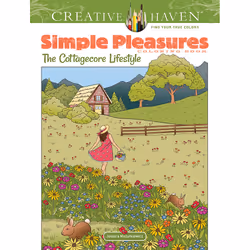 Dover Publications Simple Pleasures Coloring Book: The Cottagecore Lifestyle