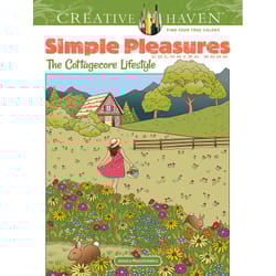Dover Publications Simple Pleasures Coloring Book: The Cottagecore Lifestyle Coloring book/album