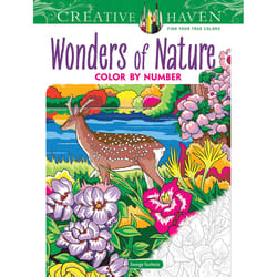 Dover Publications Wonders of Nature Color by Number Coloring book/album