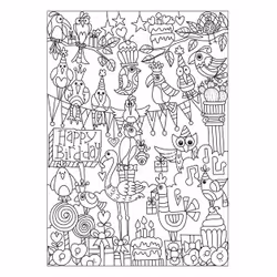 Dover Publications Creative Haven Fanciful Birds Coloring Book Coloring book/album