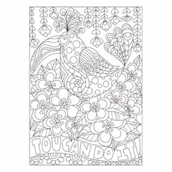 Dover Publications Creative Haven Fanciful Birds Coloring Book Coloring book/album - Additional view 5