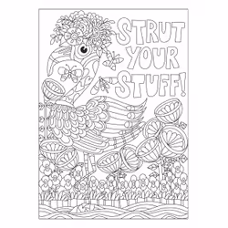 Dover Publications Creative Haven Fanciful Birds Coloring Book Coloring book/album - Additional view 6