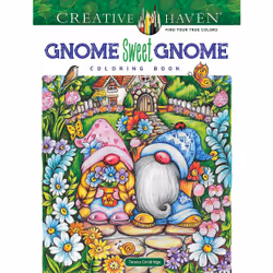Dover Publications Creative Haven Gnome Sweet Gnome Coloring Book, Coloring book/album