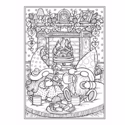 Dover Publications Creative Haven Gnome Sweet Gnome Coloring Book Coloring book/album