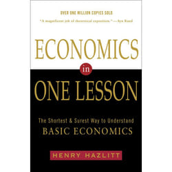 ISBN Economics in One Lesson