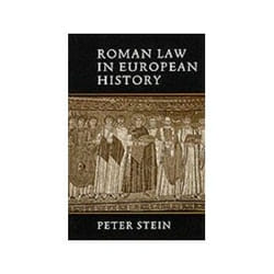 ISBN ROMAN LAW IN EUROPEAN HISTORY book Politics English 148 pages