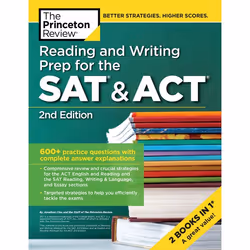 ISBN Reading and Writing Prep for the SAT & ACT, 2nd Edition, Paperback, 480 pages