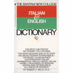 ISBN The Bantam New College Italian & English Dictionary, Mass Market Paperback, 736 pages
