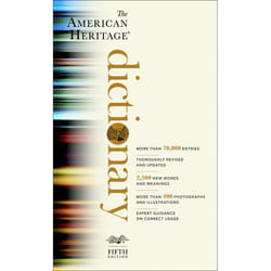 ISBN The American Heritage Dictionary