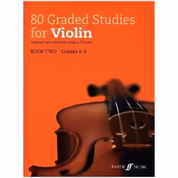 ISBN 80 Graded Studies for Violin, Music, English, Paperback