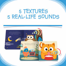 Ditty Bird Cute Animals Touch, Feel & Listen