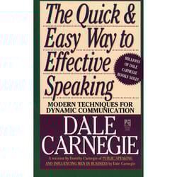 ISBN The Quick and Easy Way to Effective Speaking