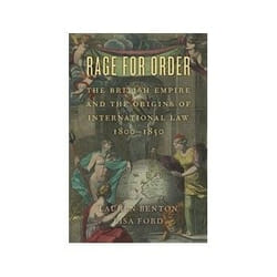 ISBN Rage for Order: The British Empire and the Origins of International Law, 1800 1850 book History English 288 pages