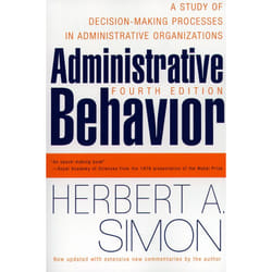 ISBN Administrative Behavior, 4th Edition
