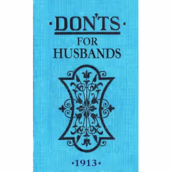 ISBN Don'ts for Husbands, English, Hardcover, 80 pages