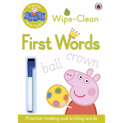 ISBN Peppa Pig: Practise with Peppa: Wipe-Clean First Words, English, 16 pages