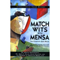 ISBN Match Wits With Mensa book Educational English Paperback 648 pages
