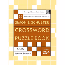 ISBN Simon and Schuster Crossword Puzzle Book #254, English, Trade Paperback, 64 pages