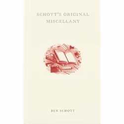 ISBN Schott's Original Miscellany, English, Hardcover, 160 pages