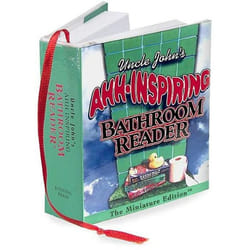 ISBN Uncle John's Ahh-Inspiring Bathroom Reader book Humor English Hardcover 192 pages