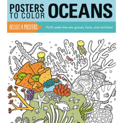 ISBN Posters to Color: Oceans book Children's English Paperback 24 pages