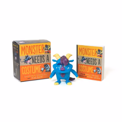 Hachette UK Monster Needs a Costume Bendable Figurine and Mini Book, English, 32 pages
