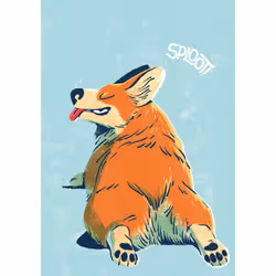 ISBN Corgi Butts Journal, Humor, English, 128 pages