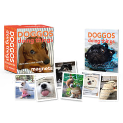 ISBN Doggos Doing Things Magnets book Humor English Paperback 32 pages