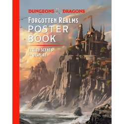 ISBN Dungeons & Dragons Forgotten Realms Poster Book, Educational, English, Paperback, 24 pages