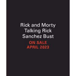 ISBN Rick and Morty Talking Rick Sanchez Bust, Art & design, English, Paperback, 32 pages