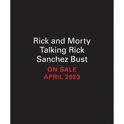 ISBN Rick and Morty Talking Rick Sanchez Bust book Art & design English Paperback 32 pages
