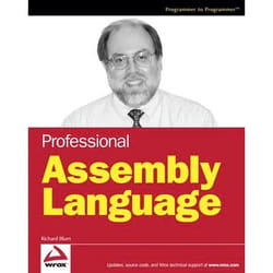 Wiley Professional Assembly Language book 576 pages
