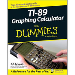 ISBN TI-89 Graphing Calculator For Dummies