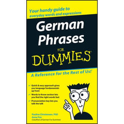 ISBN German Phrases For Dummies