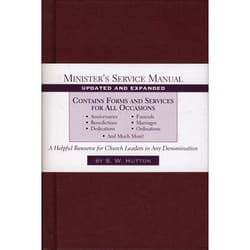 ISBN Minister's Service Manual, Updated and Expanded Edition book English Hardcover 256 pages