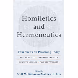 ISBN Homiletics and Hermeneutics (Four Views on Preaching Today), English, Paperback, 192 pages