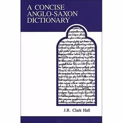 ISBN A Concise Anglo-Saxon Dictionary, English, 432 pages