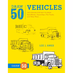 ISBN Draw 50 Vehicles, Paperback, 64 pages
