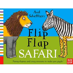 Allen & Unwin Axel Scheffler's Flip Flap Safari, Literary fiction, English, Hardcover, 28 pages