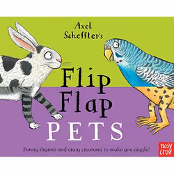 Allen & Unwin Axel Scheffler's Flip Flap Pets, English, Hardcover, 28 pages