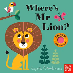 Allen & Unwin Where's Mr Lion? (Felt Flaps), English, 12 pages