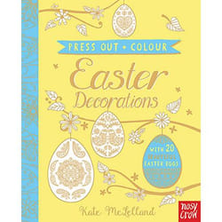 Allen & Unwin Press Out and Colour: Easter Decorations book English Hardcover 24 pages