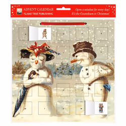 ISBN Mr & Mrs Snowman advent calendar (with stickers), English, 1 pages
