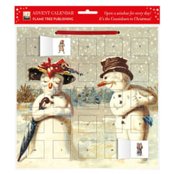 ISBN Mr & Mrs Snowman advent calendar (with stickers)