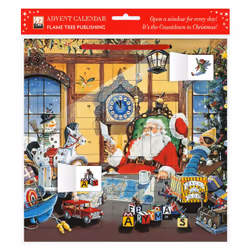 ISBN Letter to Santa advent calendar (with stickers), English, 1 pages
