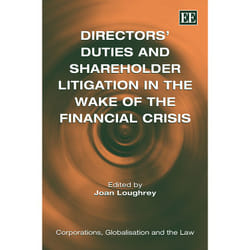 ISBN Directors’ Duties and Shareholder Litigation in the Wake of the Financial Crisis