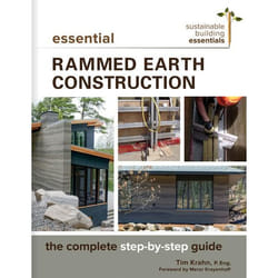 New Society Essential Rammed Earth Construction book English Paperback 160 pages