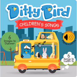 Ditty Bird Children's Songs, Music, English, Hardcover