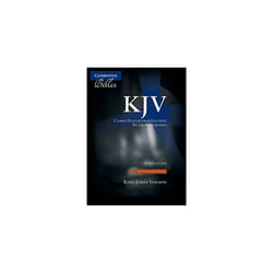KJV Cameo Reference Bible with Apocrypha, Black Calfskin Leather, Red-letter Text, KJ455:XRA Black Calfskin Leather (Bible Akjv)
