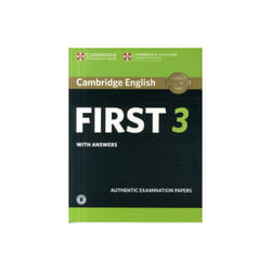 Cambridge English First 3 Students Book with Answers with Audio